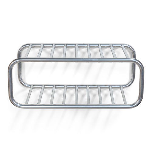 Spinder Design schoenenrek Retro Schoenenrek - Groovy Chrome - 4 paar schoenen - vtwonen shop