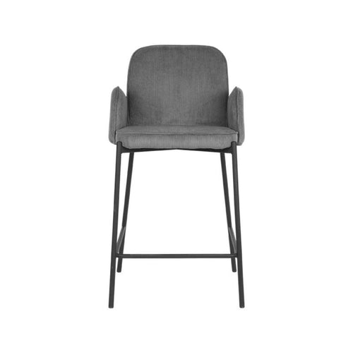 LABEL51 Barkruk Jari - Grijs - Zithoogte 65cm - Set van 2 - vtwonen shop