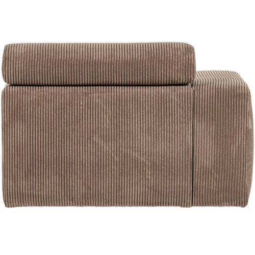 WOOOD 1-zits element bank arm rechts Novi - Ribstof - Taupe - 86x109x113 - vtwonen shop