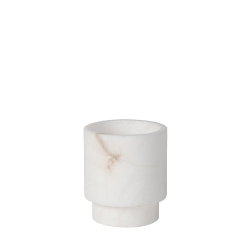 Atmooz kaarsenhouder Mick S - naturel - Ø 7,5 x H 8,5 cm