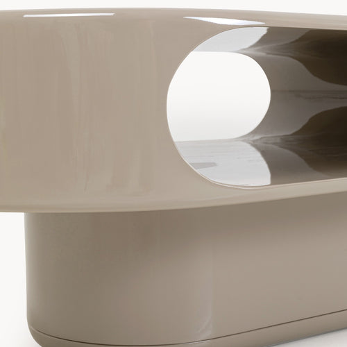 Kare Design Salontafel Groove taupe 100x60cm
