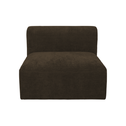 Urban Nature Culture modulaire bank center Tao, dark brown - 90 * 100 * 74 CM
