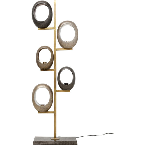 Kare Design Vloerlamp Five Loops 173cm - vtwonen shop