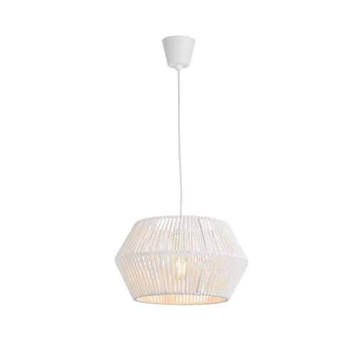 Lighto | Hanglamp Rotan Sway Wit Ø35 cm | Sway - vtwonen shop
