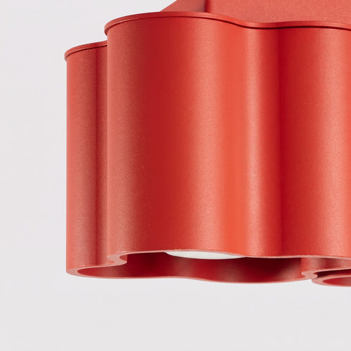 Sollux Lighting Plafondlamp OVIO 2 rood GU10 - 24,5x12x12cm