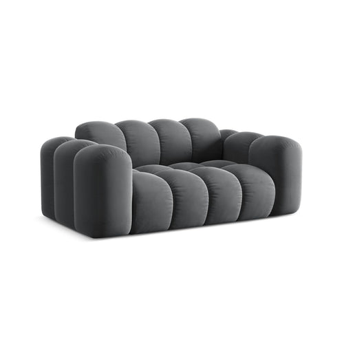 Cosmopolitan Design - Bank Treno 2-zits, flueel grijs - 94x180x70cm