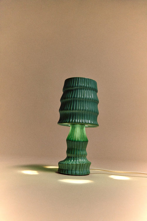 HKLIVING tafellamp Ceramic – petal