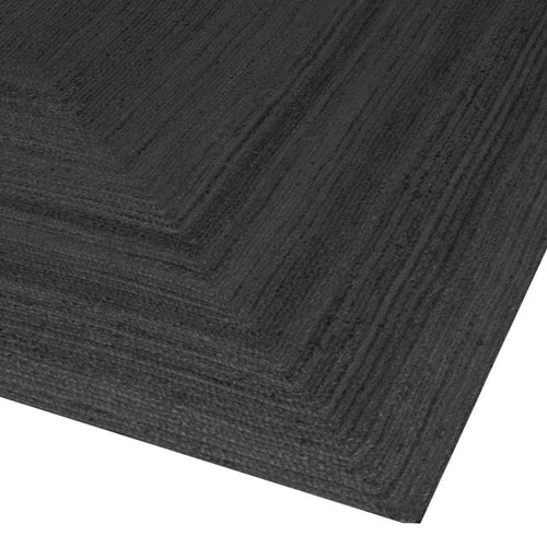 Mrcarpet Jute vloerkleed rechthoek antraciet/zwart 200x290cm - vtwonen shop