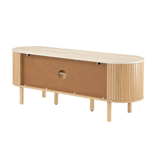 Calicosy - TV-meubel HELIOS - licht hout 140x40x52 cm