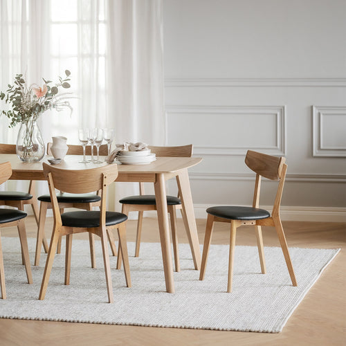 Rowico Home Cirrus Butterfly Uitschuifbare Eettafel 190 cm - Naturel - vtwonen shop