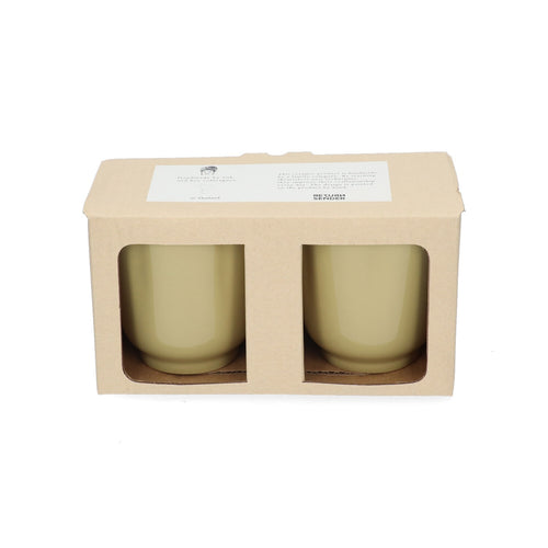 Return to Sender Mok Bloem - Groen - Set van 2