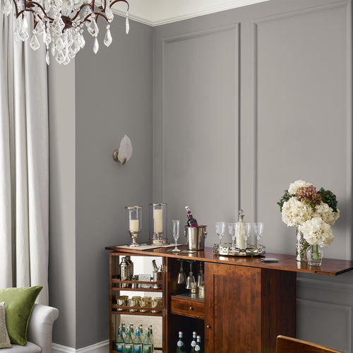 Laura Ashley Zijdeglanslak - Dark Dove Grey - Grijs - 750ml