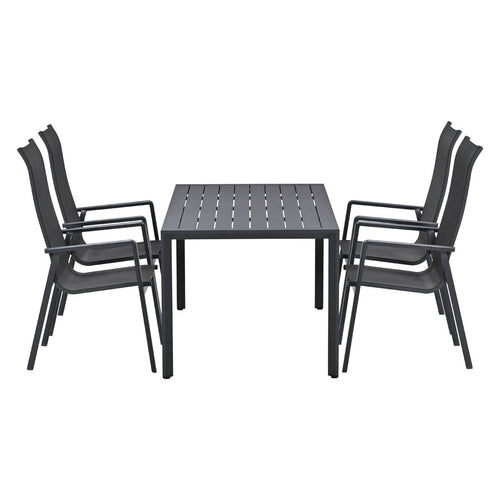 Garden Impressions Tuinset Siena 5-delig - Kasper tuintafel 160x84 cm