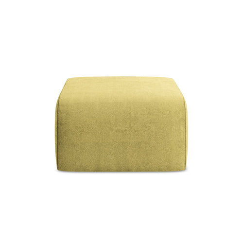 LaMiaSofa Poef Cervo - chenille stof - limoengroen - 72x94x42