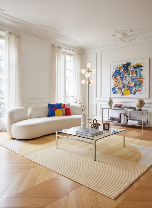 AFK Living vloerkleed Phoebus - zeer zacht - geel - 120x170 cm