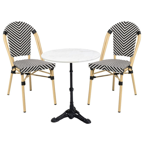 Kare Design Tuinmeubilair Bistrot Montmartre zwart