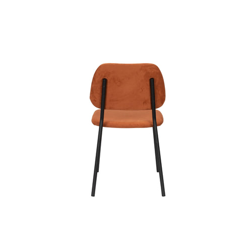 Dutchbone Darby Eetkamerstoelen Terra Cotta - Set van 2 - vtwonen shop