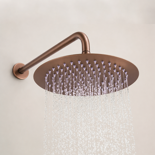 LOMAZOO inbouw regendouche Morea - met handdouche - koper