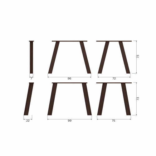 WOOOD eettafel deens ovaal Tablo - Eiken - Bruin - 74x179x99 - vtwonen shop