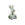Present Time ornament Balloon Bunny Groot - zwart - 12.7x11.5x20cm