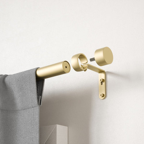Umbra uitschuifbare gordijnroede Cappa - 91 x 10 x 8 cm - Goud