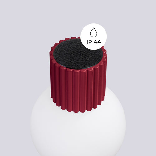 Sollux Lighting Wandlamp HALO bordeaux IP44 - 12x17x12cm
