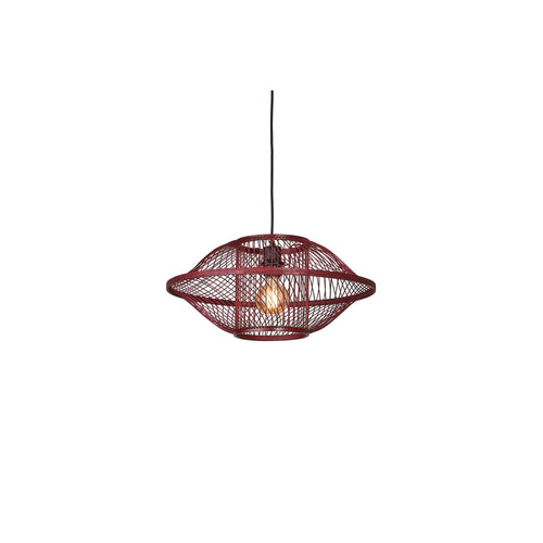 GOOD&MOJO hanglamp MAUI - rood - Ø50cm - vtwonen shop