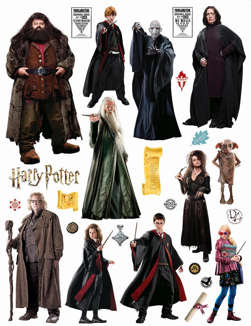 Sanders & Sanders muursticker Harry Potter grijs - 85 x 65 cm - 601357