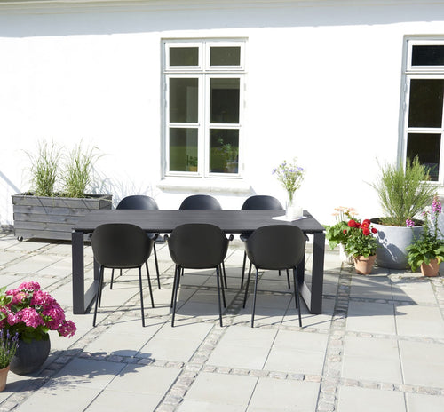 Lisomme Jens Tuintafel Zwart - 210 x 100 cm - vtwonen shop