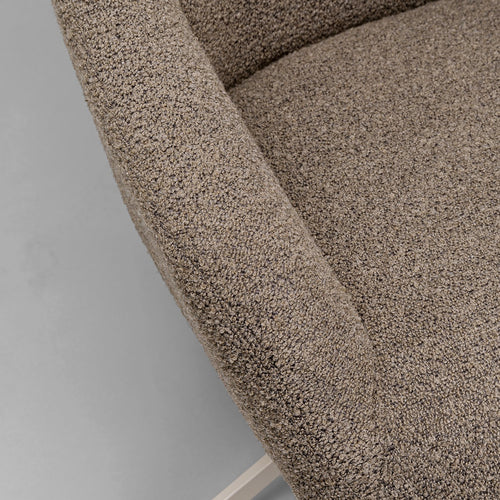 Kare Design Draaifauteuil Mimi bruin
