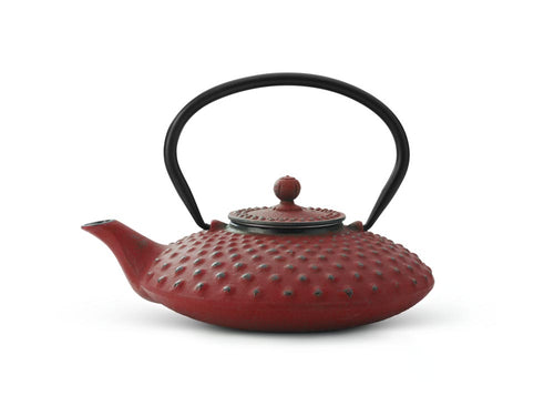 Bredemeijer - Theepot Xilin 0,8L gietijzer rood - vtwonen shop