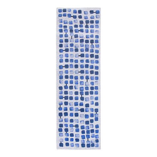 Louis De Poortere vloerkleed Amparo Blues - blauw - 80x250cm - vtwonen shop
