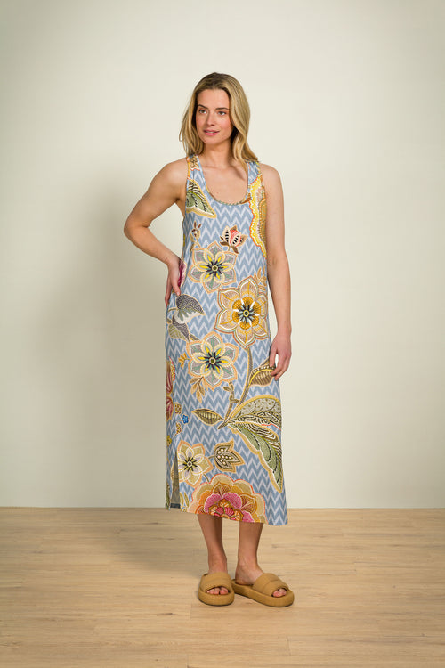 Pip Studio - Damara Nachthemd - Dames - Hakuna - Blauw - XS