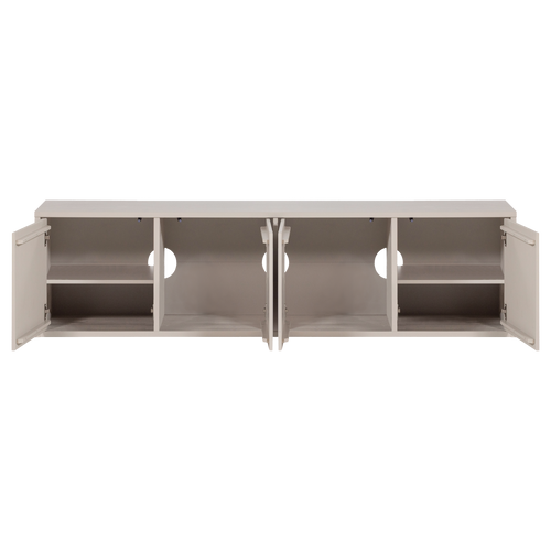 WOOOD tv meubel Merel - Grenen - Dust - 49,5x198x39,5