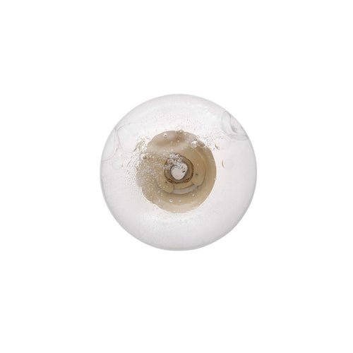Nova Luce KING 26 cm wandlamp, messing goud, geblazen heldere LED G9 1x5W