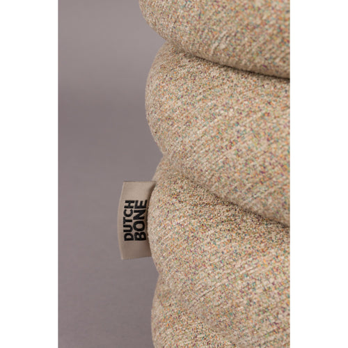 Dutchbone Fern Poef Beige - vtwonen shop