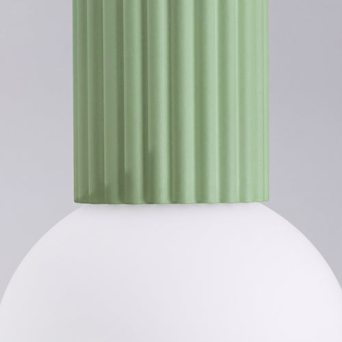 Sollux Lighting Plafondlamp HALO salie IP44 - 12x12x21cm