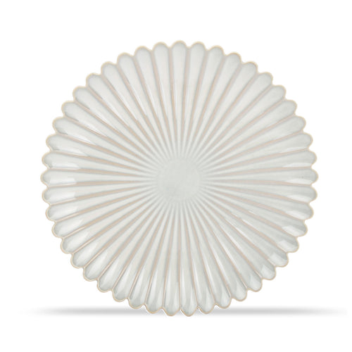 S|P Collection - Plat bord 25cm nuance white Lotus - Set van 4 - vtwonen shop