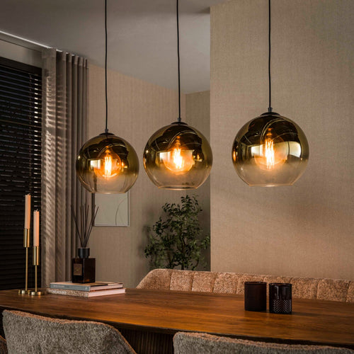 Giga Living Hanglamp Bubble Shaded - Goud Metaal - 115x30x150cm