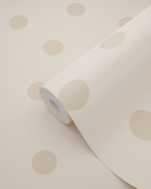 ESTAhome behang stippen beige - 53 cm x 10.05 m - 139730