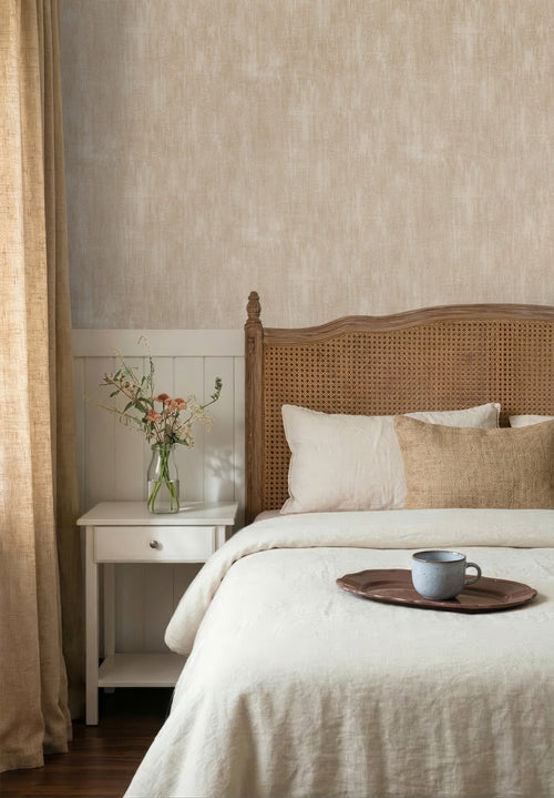 ESTAhome behang betonlook beige - 53 cm x 10.05 m - 148766