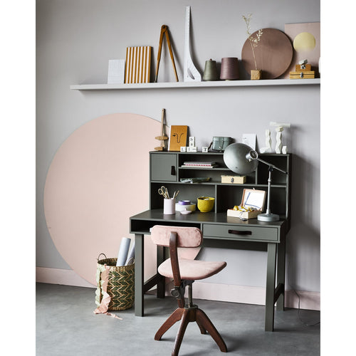 vtwonen kistbank 120 cm & bureau 110 cm Stage - Grenen - Soap - 36x120x50/122x110x58