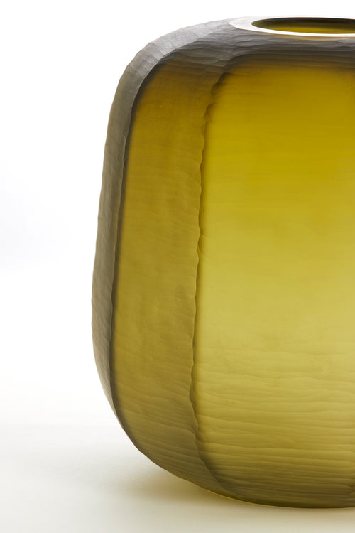Light & Living vaas PACENGO - Ø33x32cm - geel - vtwonen shop