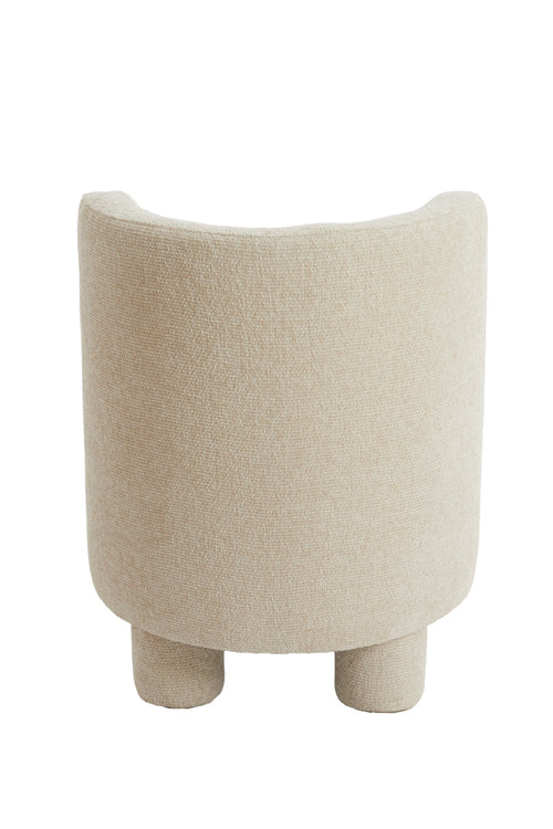 Light & Living stoel KAMOVA - Ø65x78cm - wit - vtwonen shop