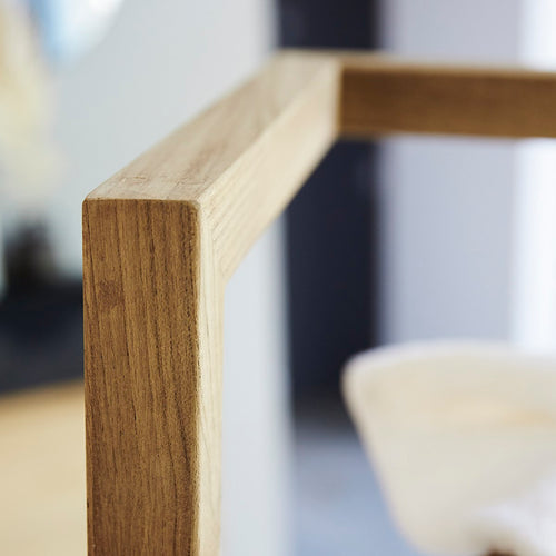 Tikamoon Massief teakhouten handdoekenrek - Naturel - vtwonen shop