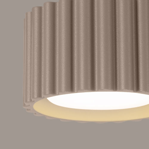 Sollux Lighting Plafondlamp AURA 1 taupe Gx53 - 10x10x10cm