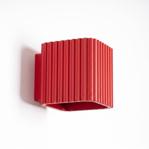Sollux Lighting Wandlamp RIFF rood G9 - 10x12x10cm