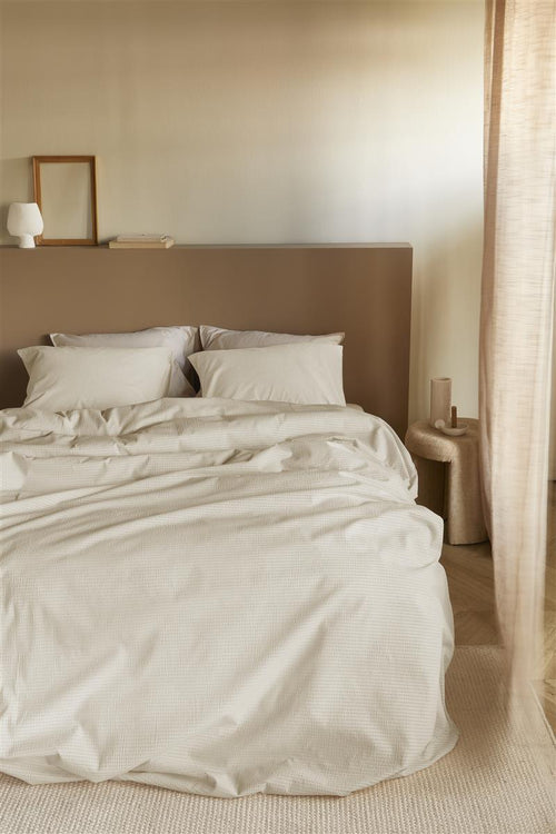 Beddinghouse Summer dekbedovertrek - Effen - Lits-jumeaux - 240x200/220 - Sand - vtwonen shop