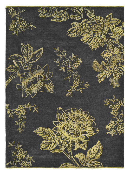 Laagpolig vloerkleed Wedgwood Tonquin Charcoal 37005 250x350 cm - vtwonen shop