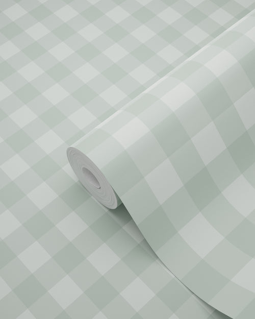 ESTAhome behang geblokt motief groen - 50 x 900 cm - 131301 - vtwonen shop